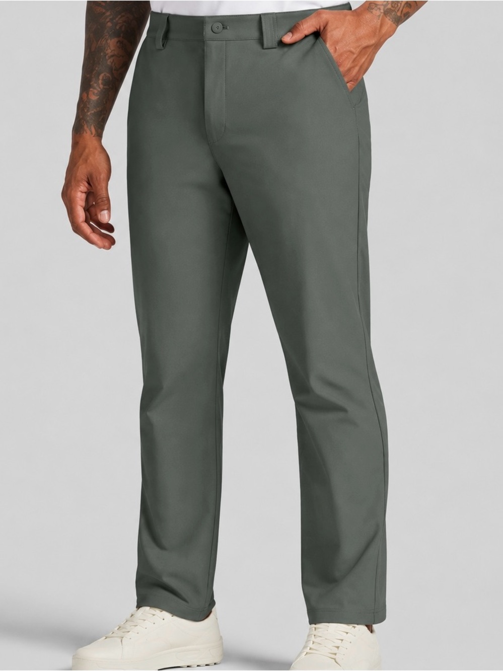 Willit Men’s Comfort Golf Dress Pants In‎ Sage Green NWT